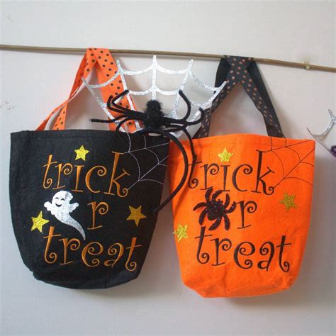 Halloween Trick Or Treat Bag By Little Ella James