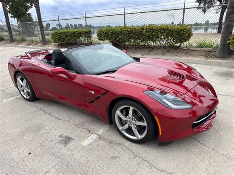 2015 Crystal Red Corvette Convertible Corvette Mike Used Chevrolet