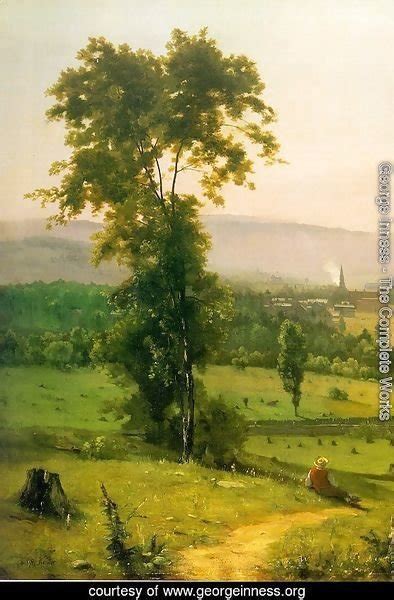 George Inness The Complete Works The Lackawanna Valley Detail