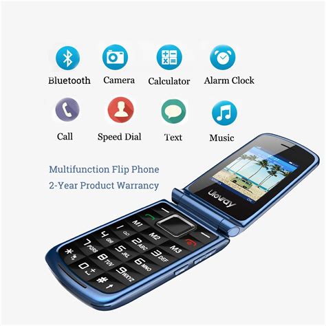 Buy Uleway 3g Flip Phone Sim Free Clamshell Mobile Phone Unlocked Loud