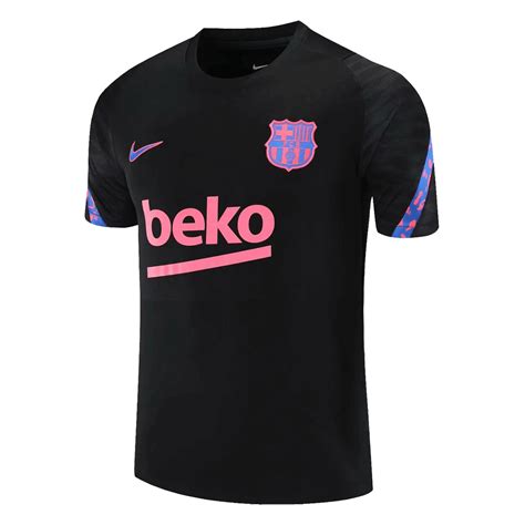 Barcelona Soccer Jersey Training Black 202122 Minejerseys