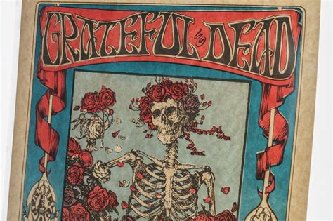 Something Borrowed The Grateful Deads Skeleton And Roses Poster Rally