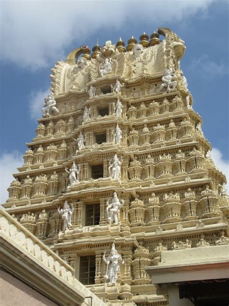 Sri Chamundeshwari Temple At Chamundi Hill In Mysore Stock Image