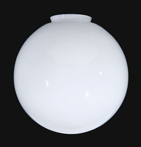 Bandp Lamp 16 Opal Glass Ball Lampshade Milk White Glass Ball Shade With Lipped Fitter For