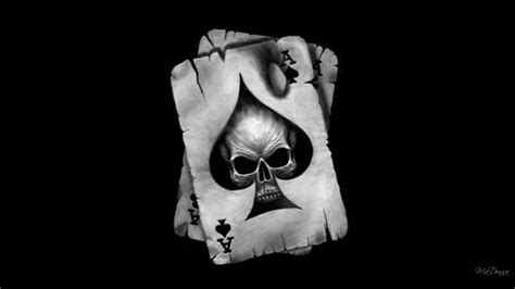 X Skull Ace Of Spades Wallpaper Game Wallpaper Hd De Calavera