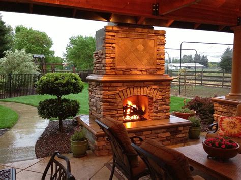 Diy Outdoor Brick Fireplace