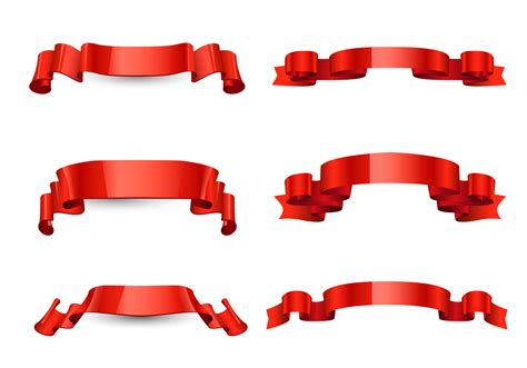 Free Red Ribbon Vector 109971 Vector Art At Vecteezy