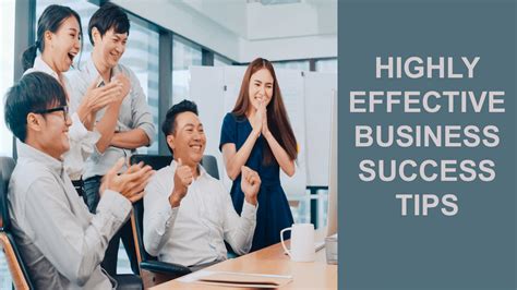 Highly Effective Business Success Tips For Entrepreneurs Building