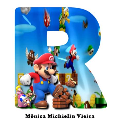 Monica Michielin Alfabetos Alfabeto Mariobros Game Png Super