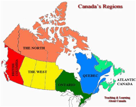 Map Of Canada West Coast
