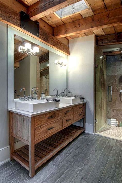 70 Beautiful Farmhouse Bathroom Decor Ideas Page 68 Of