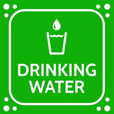 Drinking Water Sign Board Image