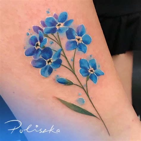 Update More Than 72 Delicate Forget Me Not Tattoo Best Ineteachers