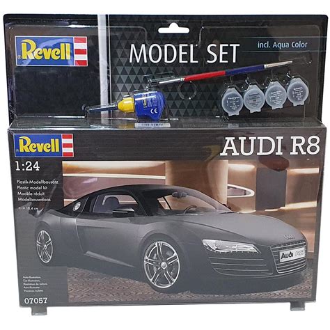 Revell Audi R8 Model Set With Paints And Brush Scale 124