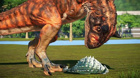 Toro Vs Bumpy Carnotaurus Vs Ankylosaurus 🌍 Jurassic