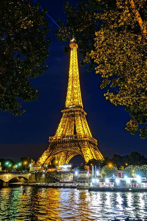 Eiffel Tower At Night Photograph By Patricia Caron