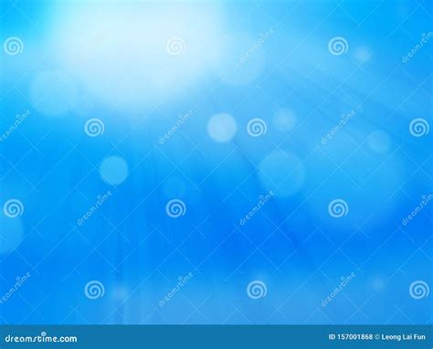 Zoom Blurred Blue Light Abstract Background Stock Illustration