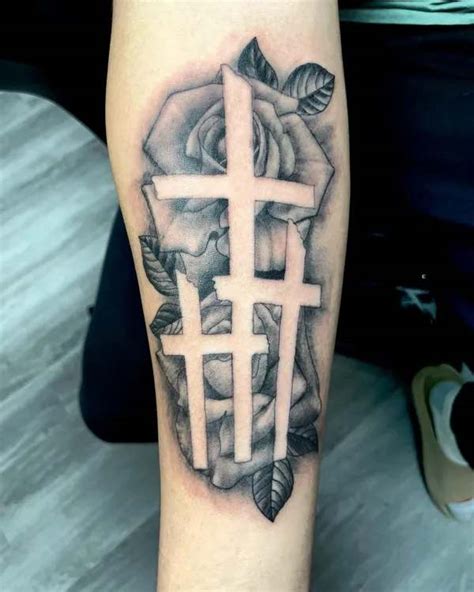 50 Spiritual 3 Cross Tattoo Designs With Meanings And Ideas Body Art