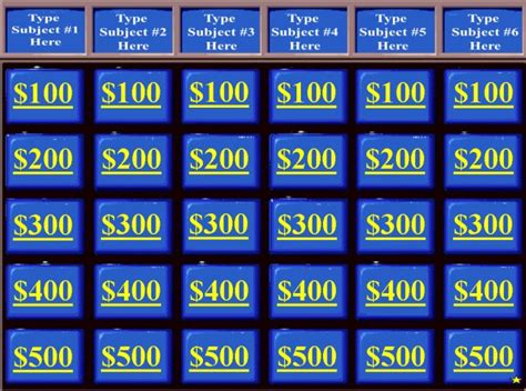 Review And Teach With These Free Jeopardy Powerpoint Templates Three