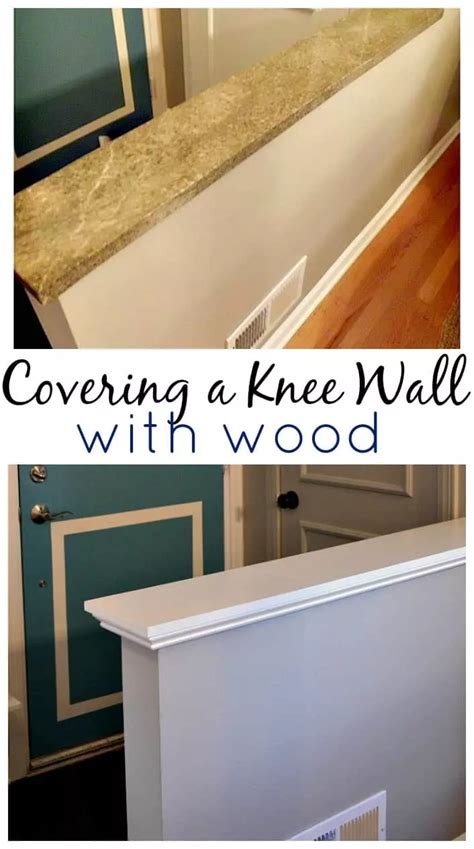 Stone wall with bluestone patio. How to Build a Knee Wall Cap in 2020 | Knee wall, Half ...