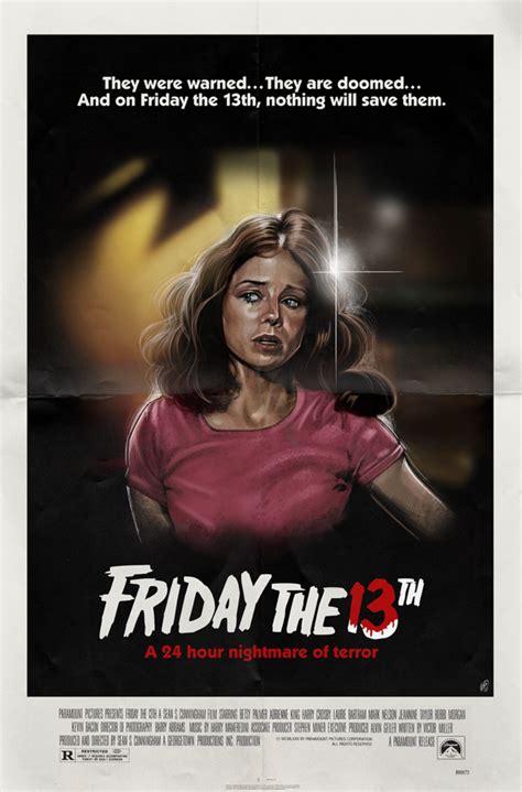 Friday The 13th Movie Poster Wordblog