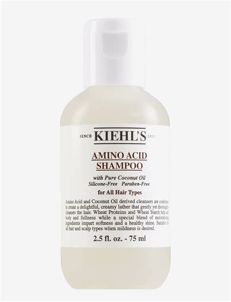Kiehl's amino acid shampoo a mild shampoo that contains amino acids, coconut oil, and hydrolyzed wheat protein. Amino Acid Shampoo (112.50 kr) - Kiehl's - | Boozt.com