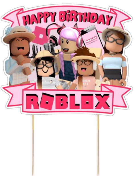 Roblox Girls Cake Topper Png Images And Photos Finder