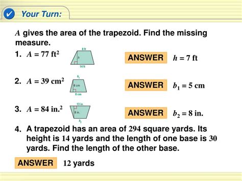 How To Find The Missing Height Of A Trapezoid