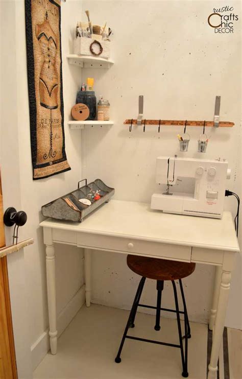 Craft Room Ideas For A Small Space Rustic Crafts And Diy