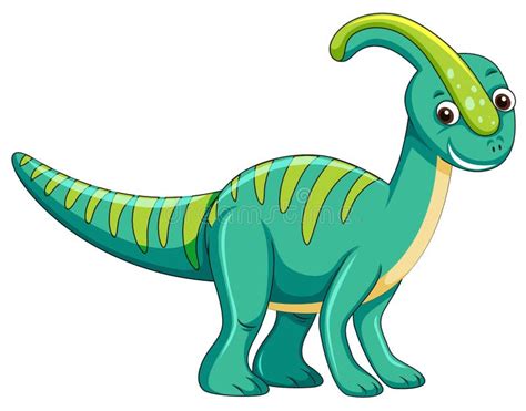 Dinosaurio Verde De Dibujos Animados Aislado Sobre Stockphoto Images