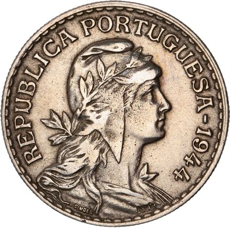 Portugal - República - 1 Escudo 1944 - GENI - XF99 - Alpaca - Catawiki