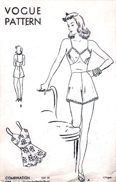 pin on vintage lingerie patterns