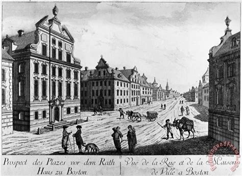 Others Boston 1770s Painting Boston 1770s Print For Sale