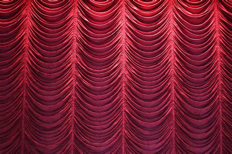 Red Theatre Curtains