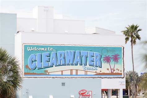 Clearwater Beach Art Mural Welcome Sign Wedding Photographer Lifelong