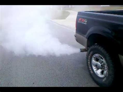 As this continues, the white smoke will begin to have a sweet odor smell that won't go away. F-250 white smoke - YouTube