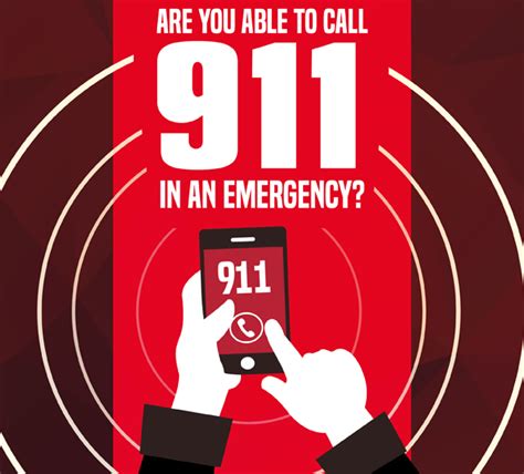 Are You Able To Call 911 In An Emergency Infographic