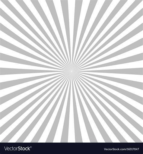 Abstract Burst Background From Radial Stripes Vector Image
