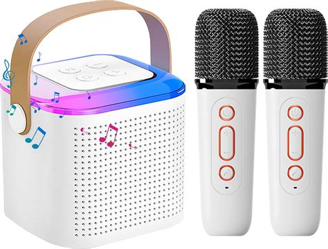 MONODEAL Machine de karaoké pour Enfants Mini Haut Parleur Bluetooth