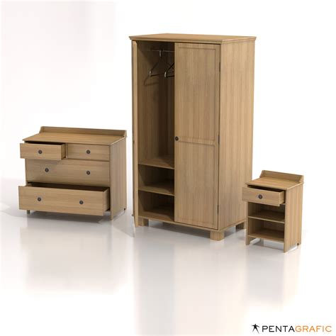 A nice place for your things. Bedroom furniture Leksvik IKEA - v2 - Strata