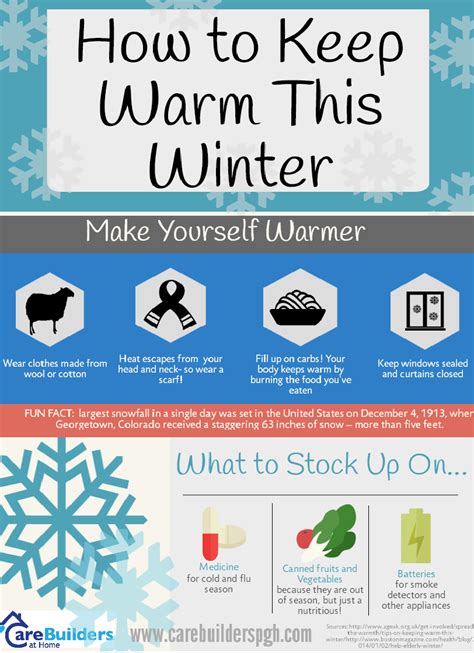 How To Keep Warm This Winter Awesome Winter Life Hacks Infographics