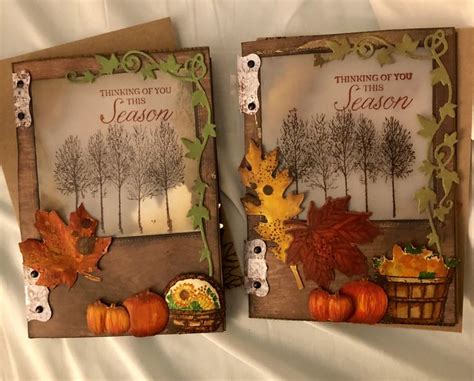 thanksgiving card thanksgiving cards stampin  card making