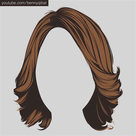 The Structure Of The Hair Infographics Vector Illustr