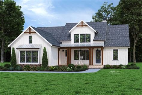 Modern Farmhouse Open Floor Plans One Story Two Birds Home