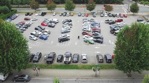 Time Lapse Shot Of Busy Parking Lot After Work Stock Footage Video