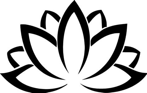 Free Free 235 Lotus Flower Outline Svg SVG PNG EPS DXF File