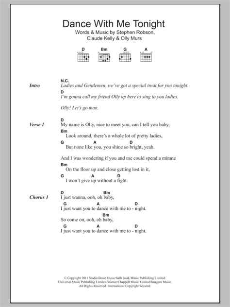 Watch the video for dance with me from the drifters's ben e king for free, and see the artwork, lyrics and similar artists. Dance With Me Tonight | Sheet Music Direct