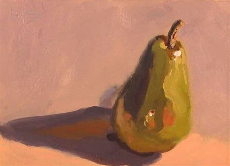 Bill Sharp Still Life Fruit Quince Apples Art Work Painting Pear