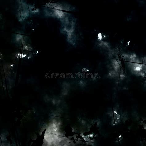 Abstract Horror Mist Monochrome Background Creepy Ghost Shapes And
