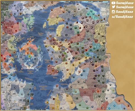 Warhammer 2 Mortal Empires Map